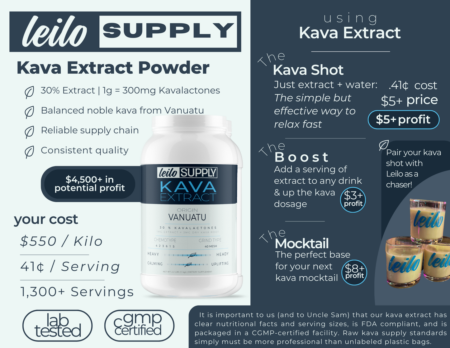 Noble Kava Extract (1KG)